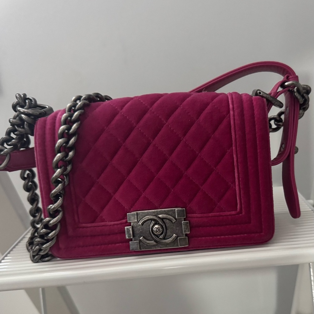 Chanel Pink Quilted Shoulder Bag